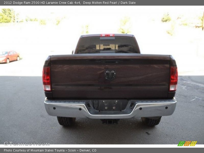 Deep Molten Red Pearl / Dark Slate 2012 Dodge Ram 2500 HD Laramie Crew Cab 4x4