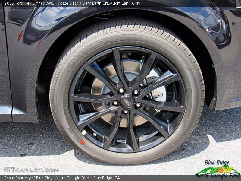 Agate Black / Dark Earth Gray/Light Earth Gray 2019 Ford Flex Limited AWD