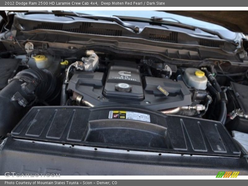 Deep Molten Red Pearl / Dark Slate 2012 Dodge Ram 2500 HD Laramie Crew Cab 4x4