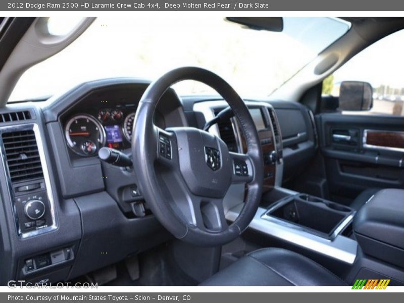 Deep Molten Red Pearl / Dark Slate 2012 Dodge Ram 2500 HD Laramie Crew Cab 4x4