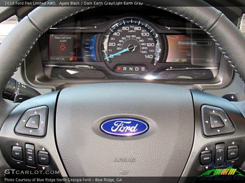 Agate Black / Dark Earth Gray/Light Earth Gray 2019 Ford Flex Limited AWD