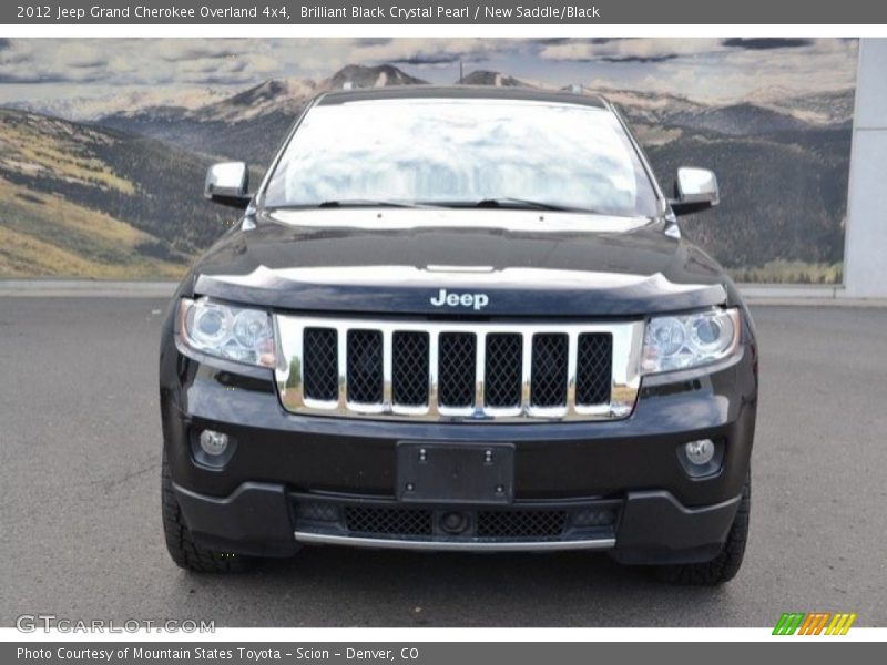 Brilliant Black Crystal Pearl / New Saddle/Black 2012 Jeep Grand Cherokee Overland 4x4