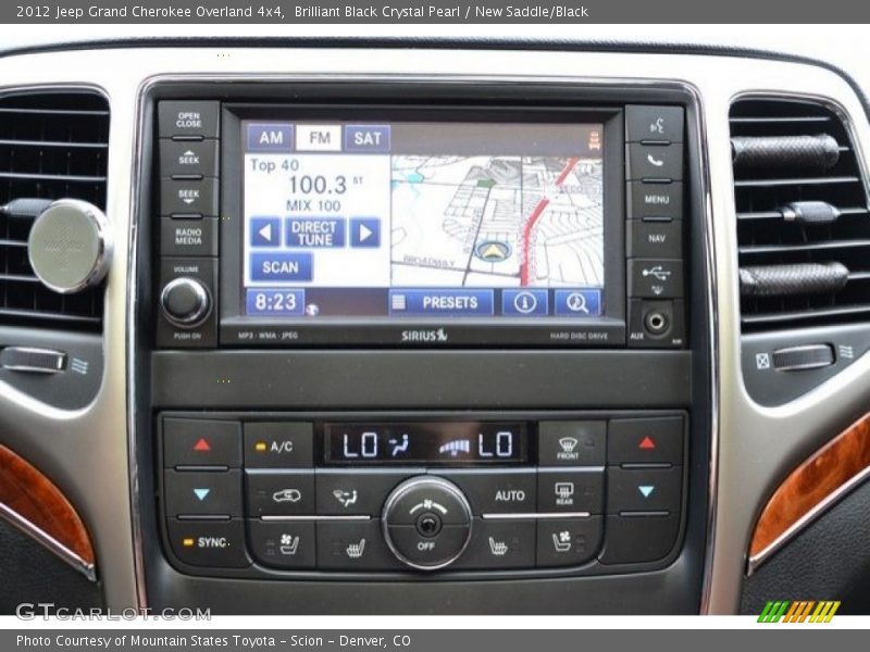 Brilliant Black Crystal Pearl / New Saddle/Black 2012 Jeep Grand Cherokee Overland 4x4