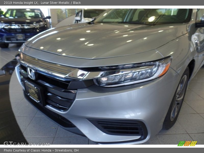 Lunar Silver Metallic / Black 2019 Honda Insight LX
