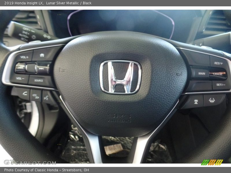 Lunar Silver Metallic / Black 2019 Honda Insight LX