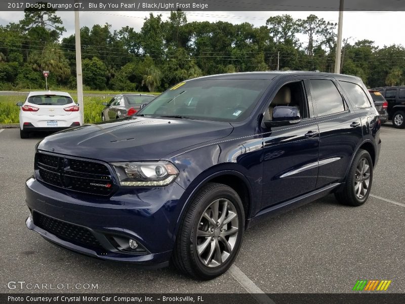 Blu By You Pearl / Black/Light Frost Beige 2017 Dodge Durango GT