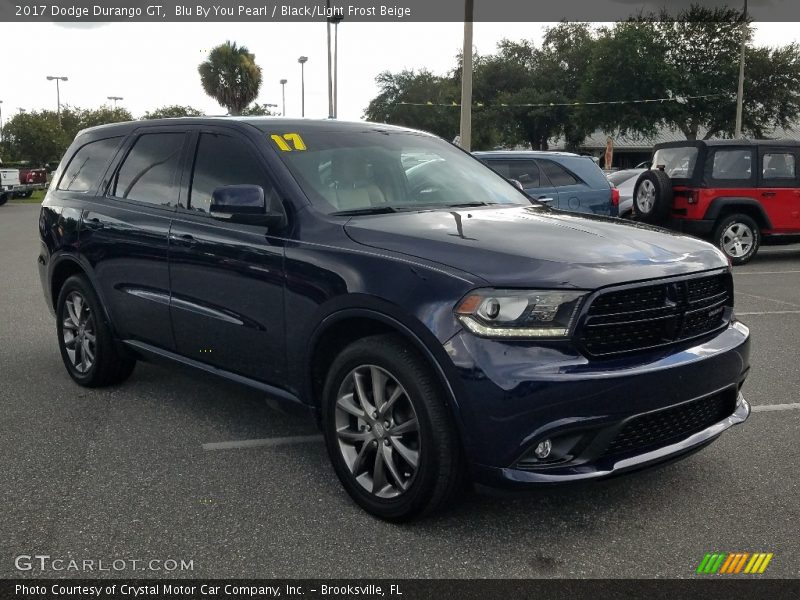 Blu By You Pearl / Black/Light Frost Beige 2017 Dodge Durango GT