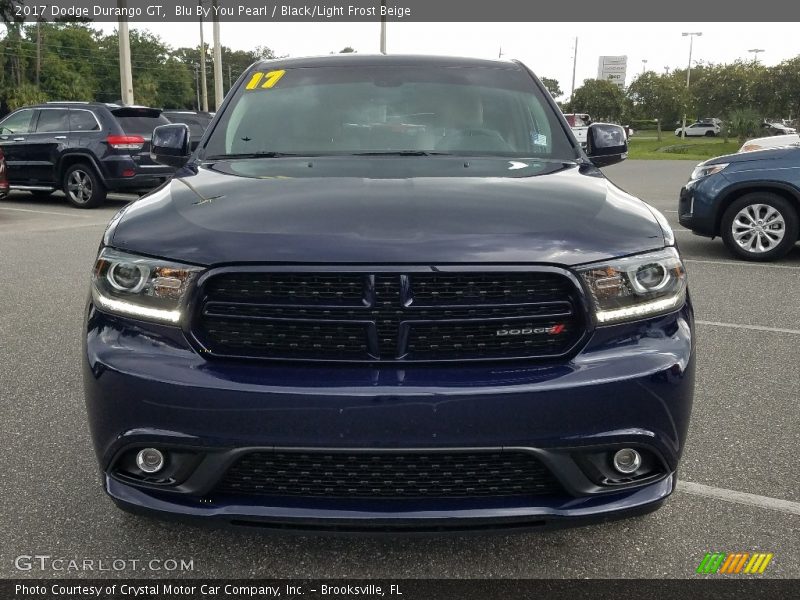 Blu By You Pearl / Black/Light Frost Beige 2017 Dodge Durango GT