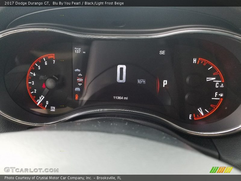 Blu By You Pearl / Black/Light Frost Beige 2017 Dodge Durango GT