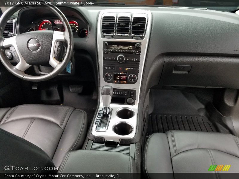 Summit White / Ebony 2012 GMC Acadia SLT AWD