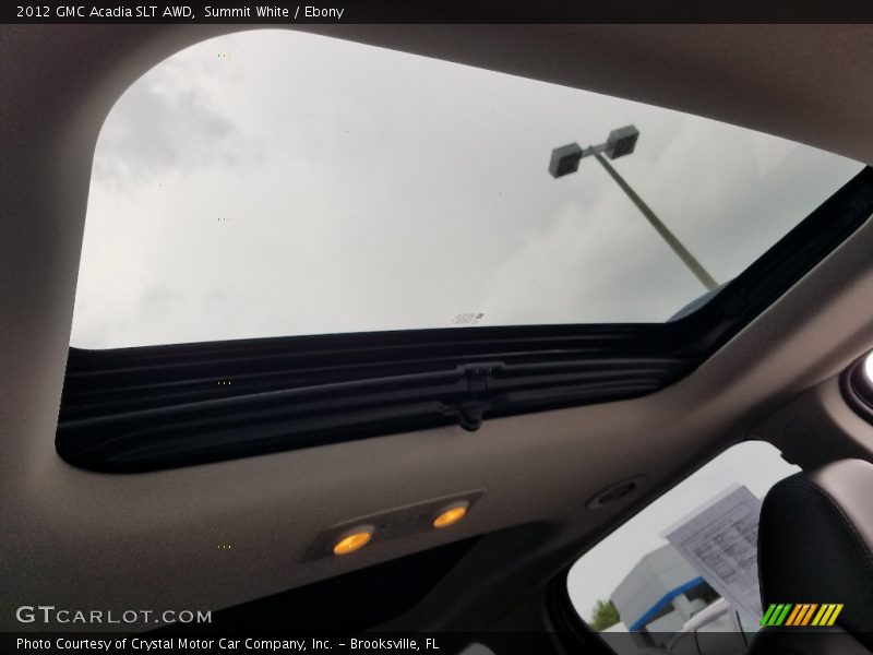 Summit White / Ebony 2012 GMC Acadia SLT AWD