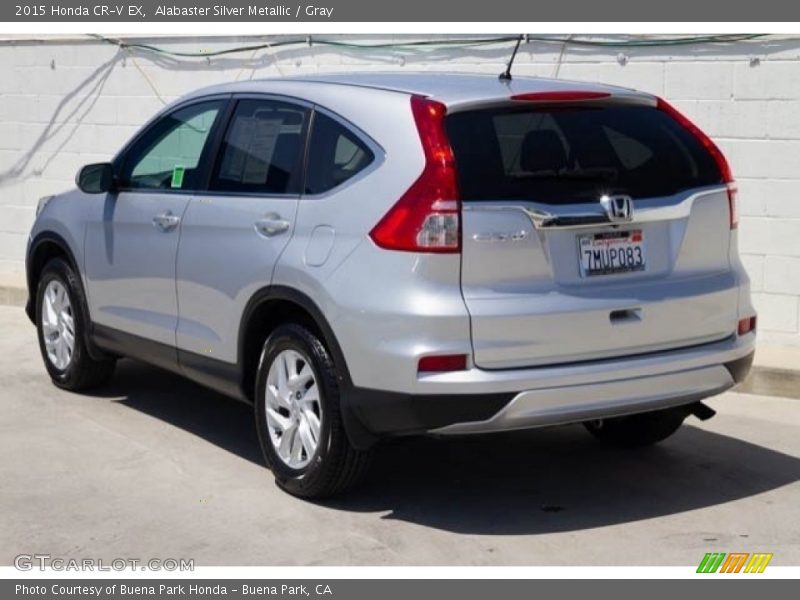 Alabaster Silver Metallic / Gray 2015 Honda CR-V EX