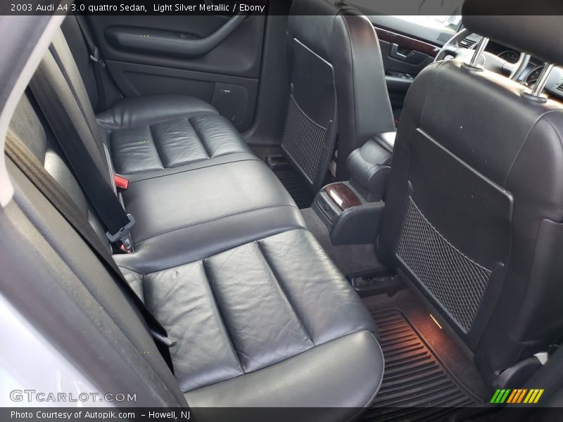 Light Silver Metallic / Ebony 2003 Audi A4 3.0 quattro Sedan