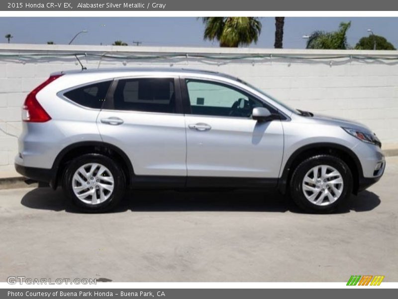 Alabaster Silver Metallic / Gray 2015 Honda CR-V EX