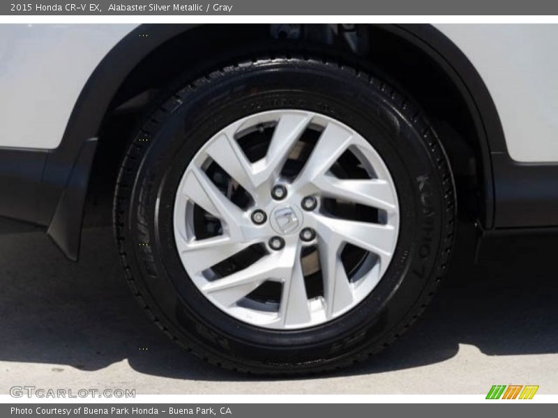 Alabaster Silver Metallic / Gray 2015 Honda CR-V EX