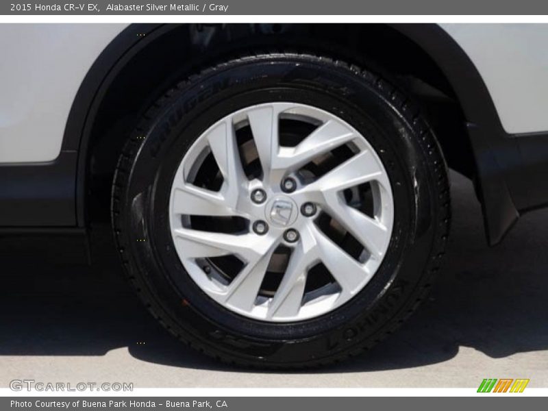 Alabaster Silver Metallic / Gray 2015 Honda CR-V EX