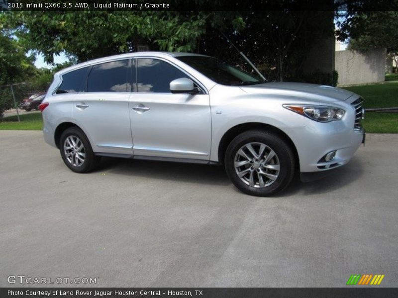 Liquid Platinum / Graphite 2015 Infiniti QX60 3.5 AWD