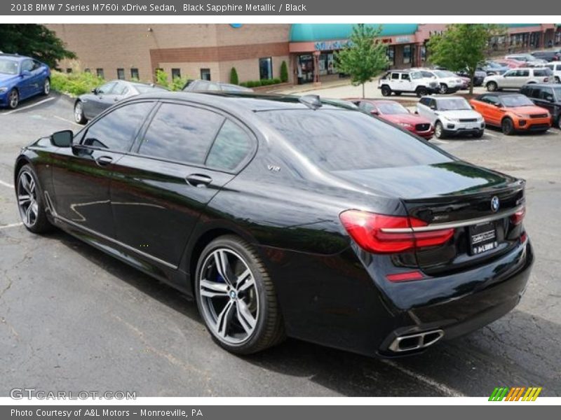 Black Sapphire Metallic / Black 2018 BMW 7 Series M760i xDrive Sedan