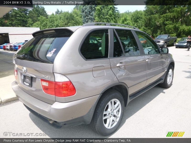 Sterling Grey Metallic / Truffle Brown 2004 BMW X5 3.0i