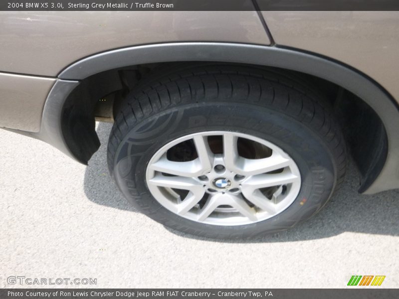 Sterling Grey Metallic / Truffle Brown 2004 BMW X5 3.0i