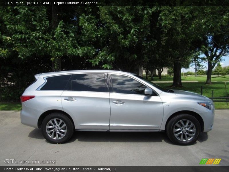 Liquid Platinum / Graphite 2015 Infiniti QX60 3.5 AWD
