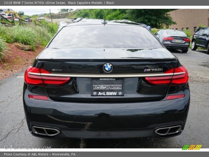 Black Sapphire Metallic / Black 2018 BMW 7 Series M760i xDrive Sedan