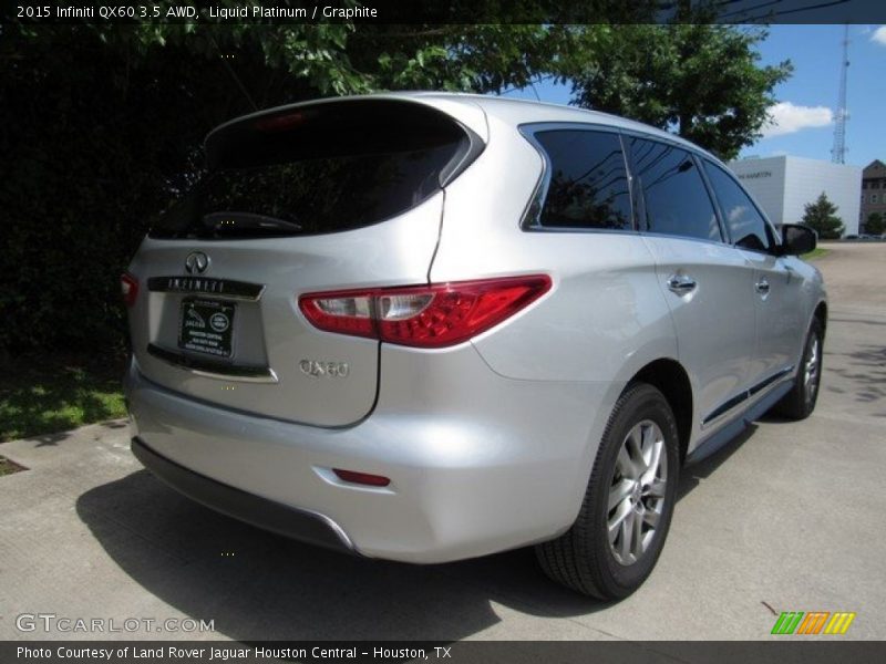 Liquid Platinum / Graphite 2015 Infiniti QX60 3.5 AWD