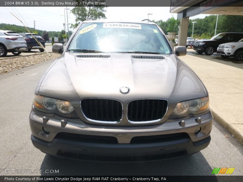 Sterling Grey Metallic / Truffle Brown 2004 BMW X5 3.0i