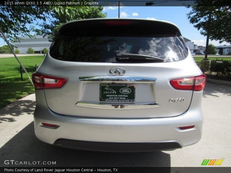 Liquid Platinum / Graphite 2015 Infiniti QX60 3.5 AWD
