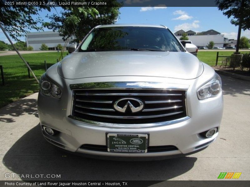 Liquid Platinum / Graphite 2015 Infiniti QX60 3.5 AWD
