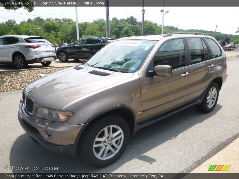 Sterling Grey Metallic / Truffle Brown 2004 BMW X5 3.0i