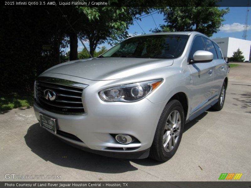 Liquid Platinum / Graphite 2015 Infiniti QX60 3.5 AWD