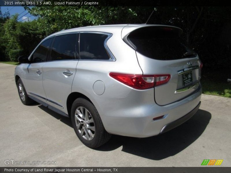 Liquid Platinum / Graphite 2015 Infiniti QX60 3.5 AWD
