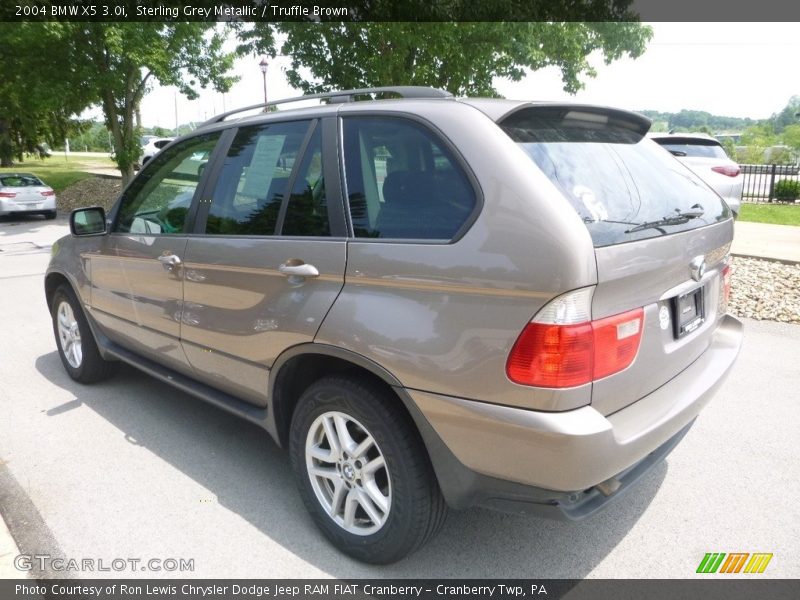 Sterling Grey Metallic / Truffle Brown 2004 BMW X5 3.0i