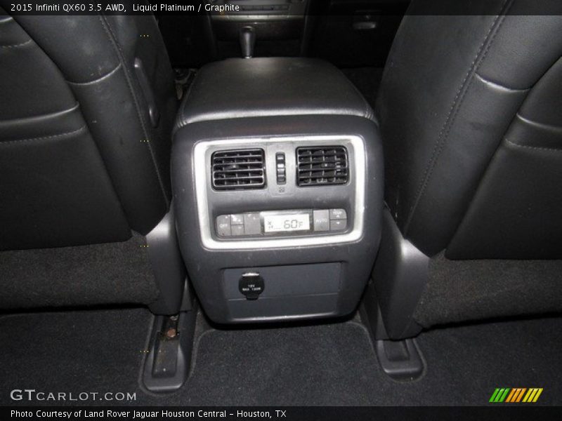 Liquid Platinum / Graphite 2015 Infiniti QX60 3.5 AWD
