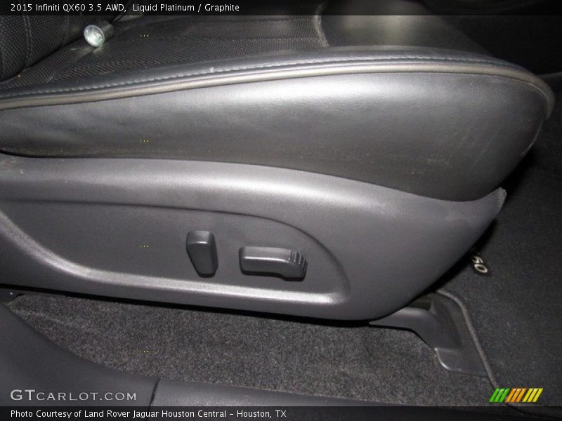Liquid Platinum / Graphite 2015 Infiniti QX60 3.5 AWD