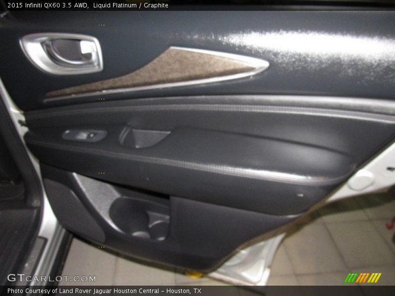 Liquid Platinum / Graphite 2015 Infiniti QX60 3.5 AWD