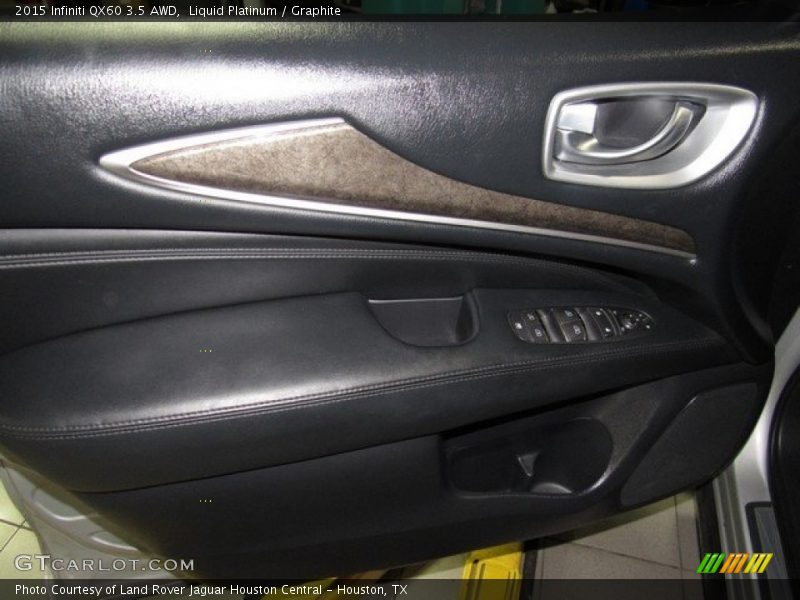 Liquid Platinum / Graphite 2015 Infiniti QX60 3.5 AWD