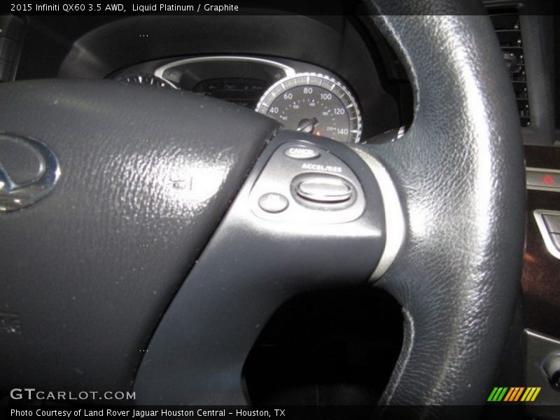 Liquid Platinum / Graphite 2015 Infiniti QX60 3.5 AWD