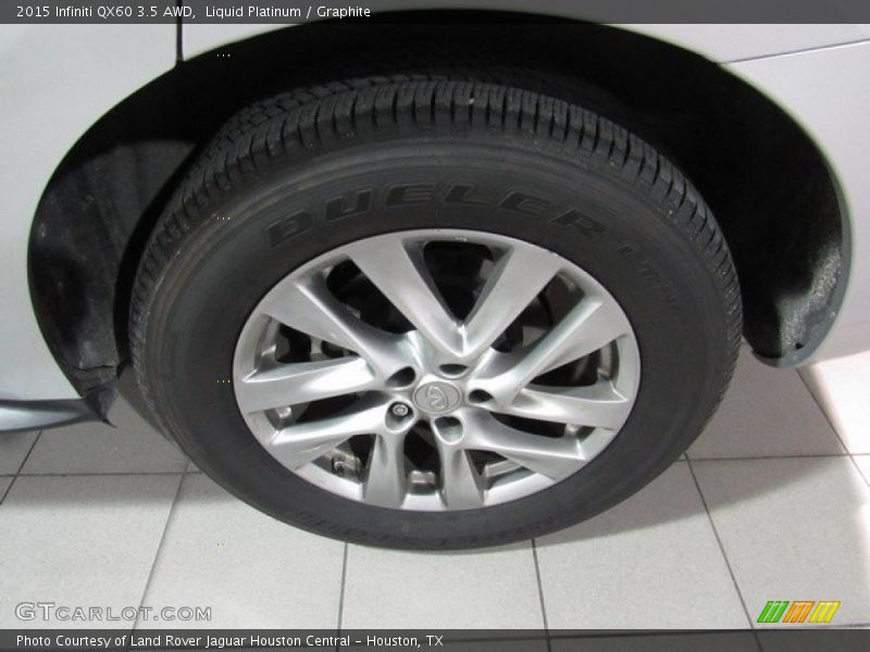 Liquid Platinum / Graphite 2015 Infiniti QX60 3.5 AWD