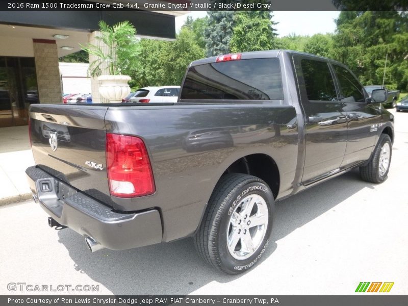 Granite Crystal Metallic / Black/Diesel Gray 2016 Ram 1500 Tradesman Crew Cab 4x4