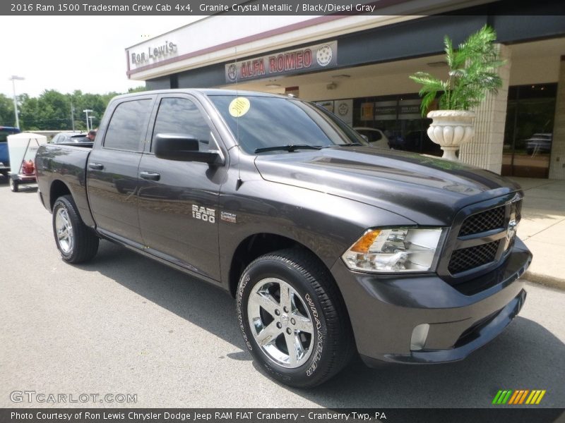 Granite Crystal Metallic / Black/Diesel Gray 2016 Ram 1500 Tradesman Crew Cab 4x4