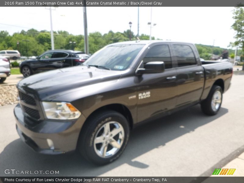 Granite Crystal Metallic / Black/Diesel Gray 2016 Ram 1500 Tradesman Crew Cab 4x4