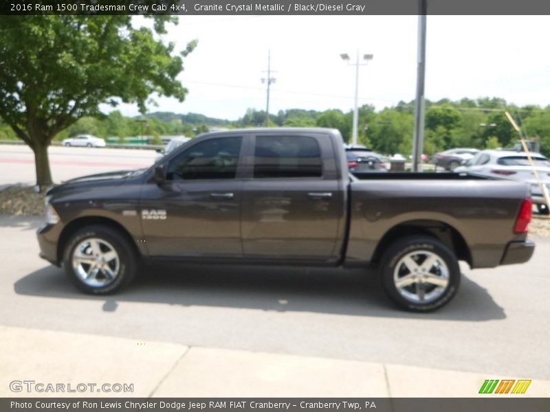 Granite Crystal Metallic / Black/Diesel Gray 2016 Ram 1500 Tradesman Crew Cab 4x4