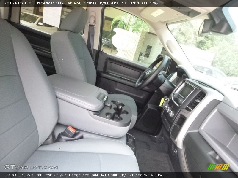 Granite Crystal Metallic / Black/Diesel Gray 2016 Ram 1500 Tradesman Crew Cab 4x4