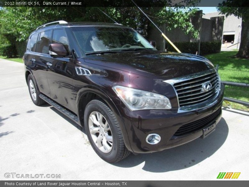 Dark Currant / Wheat 2012 Infiniti QX 56