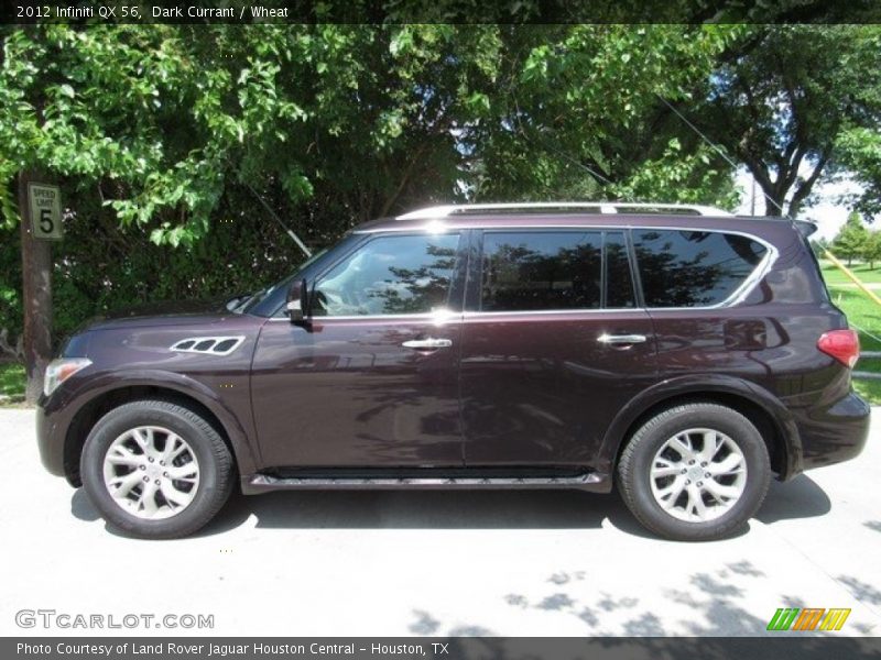 Dark Currant / Wheat 2012 Infiniti QX 56