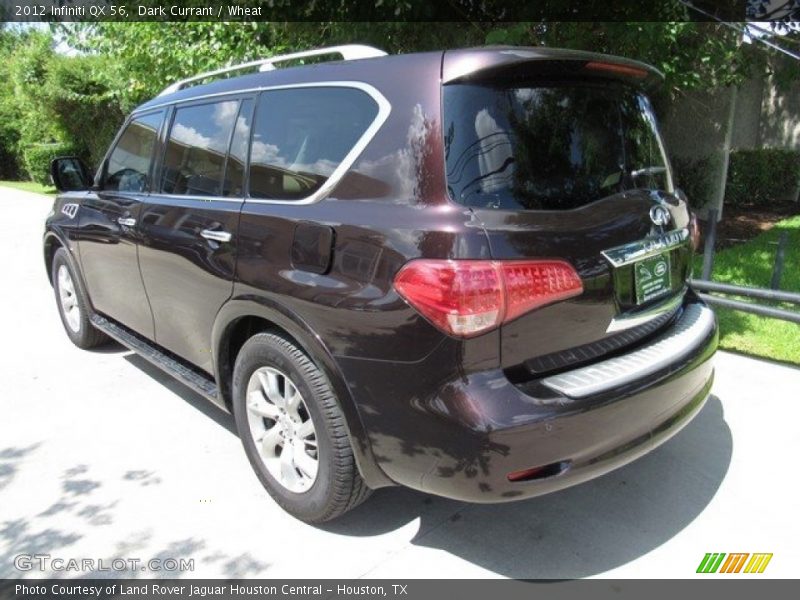 Dark Currant / Wheat 2012 Infiniti QX 56