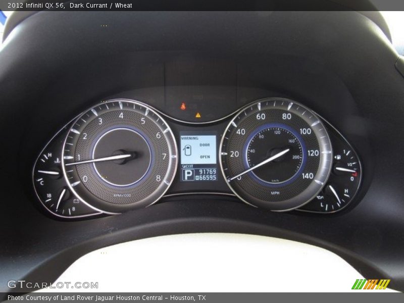 Dark Currant / Wheat 2012 Infiniti QX 56