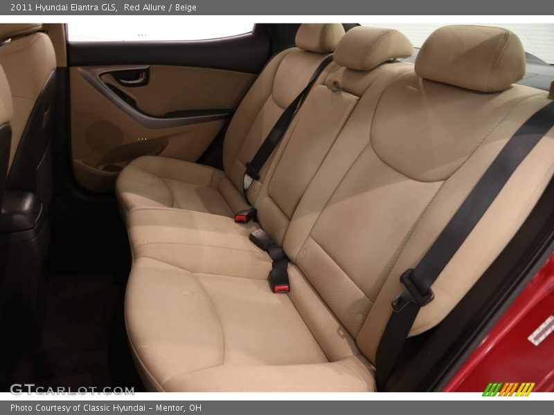 Red Allure / Beige 2011 Hyundai Elantra GLS